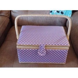 Large Sewing Basket with Accessories Sewing Kit Storage and Organizer